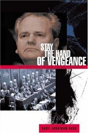 Front cover of Stay the Hand of Vengeance by Gary J. Bass