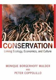 Cover of Conservation by Monique Borgerhoff Mulder