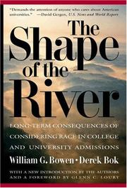 Front cover of The shape of the river by William G Bowen