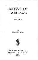 Front cover of Guide to best plays by Francis K. W. Drury