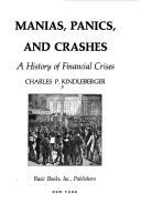 Cover of Manias, panics, and crashes by Charles Poor Kindleberger