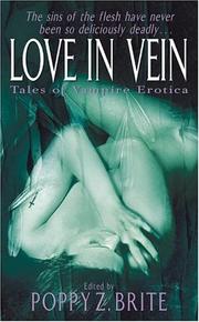 Front cover of Love in Vein by Poppy Z. Brite