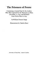 Front cover of The prisoners of Perote by William Preston Stapp