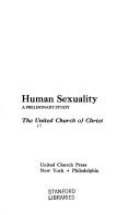 Cover of Human sexuality by United Church of Christ.