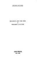 Front cover of Religion and the rise of Western culture by Christopher Dawson