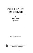 Front cover of Portraits in color by Mary White Ovington