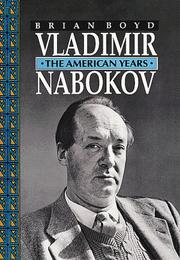 Cover of Vladimir Nabokov by Boyd, Brian