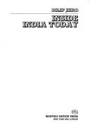 Cover of Inside India today by Dilip Hiro
