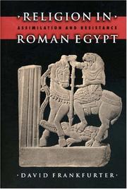 Front cover of Religion in Roman Egypt by David Frankfurter
