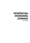 Cover of Interpreting engineering drawings by Cecil Howard Jensen