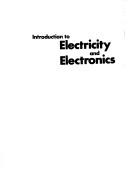 Cover of Introduction to electricity and electronics by Orla E. Loper