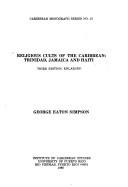 Front cover of Religious cults of the Caribbean by George Eaton Simpson