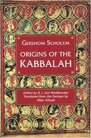 Cover of Ursprung und Anfänge der Kabbala by Gershom Scholem