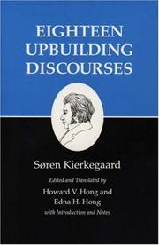 Front cover of Eighteen Upbuilding Discourses by Søren Kierkegaard