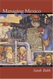 Cover of Managing Mexico by Sarah Babb