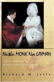 Cover of Neither Monk nor Layman by Richard Jaffe
