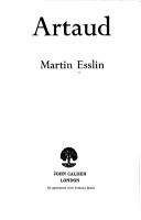 Cover of Artaud by Martin Esslin