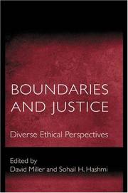 Front cover of Boundaries and Justice by Unknown