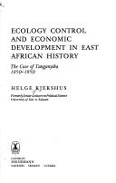 Front cover of Ecology control and economic development in East African history by Helge Kjekshus
