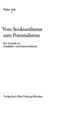 Front cover of Vom Strukturalismus zum Potentialismus by Walter Falk