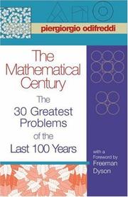 Front cover of The Mathematical Century by Piergiorgio Odifreddi
