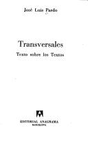 Cover of Transversales by José Luis Pardo