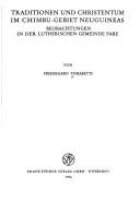 Front cover of Traditionen und Christentum im Chimbu-Gebiet Neuguineas by Friedegard Tomasetti