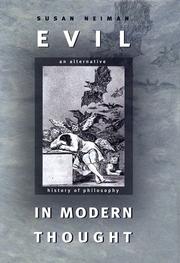 Cover of Evil in Modern Thought by Susan Neiman