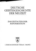 Cover of Deutsche Geistesgeschichte der Neuzeit by Hans-Joachim Schoeps