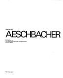 Cover of Hans Aeschbacher by Hans Aeschbacher