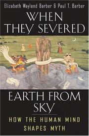 Cover of When they severed earth from sky by E. J. W. Barber