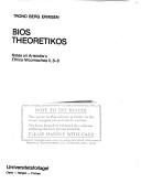 Cover of Bios theoretikos by Trond Berg Eriksen