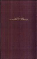 Front cover of The finances of European liberation with special reference to Italy by Frank A. Southard