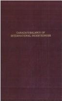 Front cover of Canada's balance of international indebtedness, 1900-1913 by Viner, Jacob