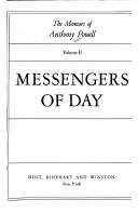 Front cover of Messengers of day by Anthony Powell