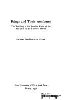 Cover of Beings and their attributes by Richard M. Frank