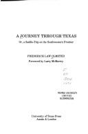 Front cover of A journey through Texas by Frederick Law Olmsted, Sr.