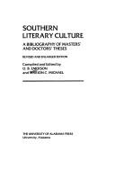 Front cover of Southern literary culture by O. B. Emerson