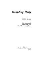 Cover of Boarding Party/ by James Leasor