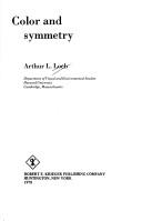 Cover of Color and symmetry by Arthur L. Loeb