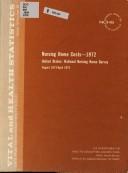 Front cover of Nursing home costs--1972 by Mark R. Meiners
