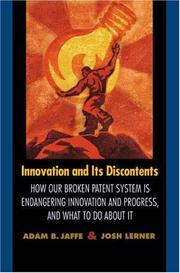 Front cover of Innovation and its discontents by Adam B. Jaffe