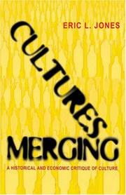 Cover of Cultures merging by Eric Lionel Jones