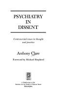 Front cover of Psychiatry in dissent by Anthony W. Clare