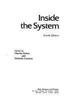 Cover of Inside the system by Peters, Charles