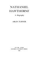 Cover of Nathaniel Hawthorne by Arlin Turner