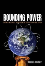 Cover of Bounding Power by Daniel H. Deudney