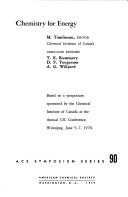 Front cover of Chemistry for energy by M. Tomlinson
