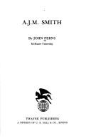 Cover of A. J. M. Smith by John Ferns