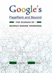 Front cover of Google's PageRank and beyond by Amy N. Langville
